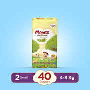 Momse Diapers - S-2 (Mini) 4-8kg Economy Pack 40 Pcs