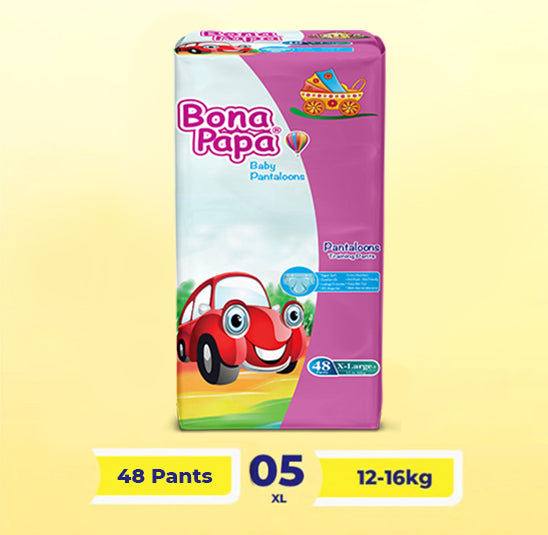 Bona Papa Pants - XL-5 (Junior) 12-16kg Jumbo Pack 48 Pcs