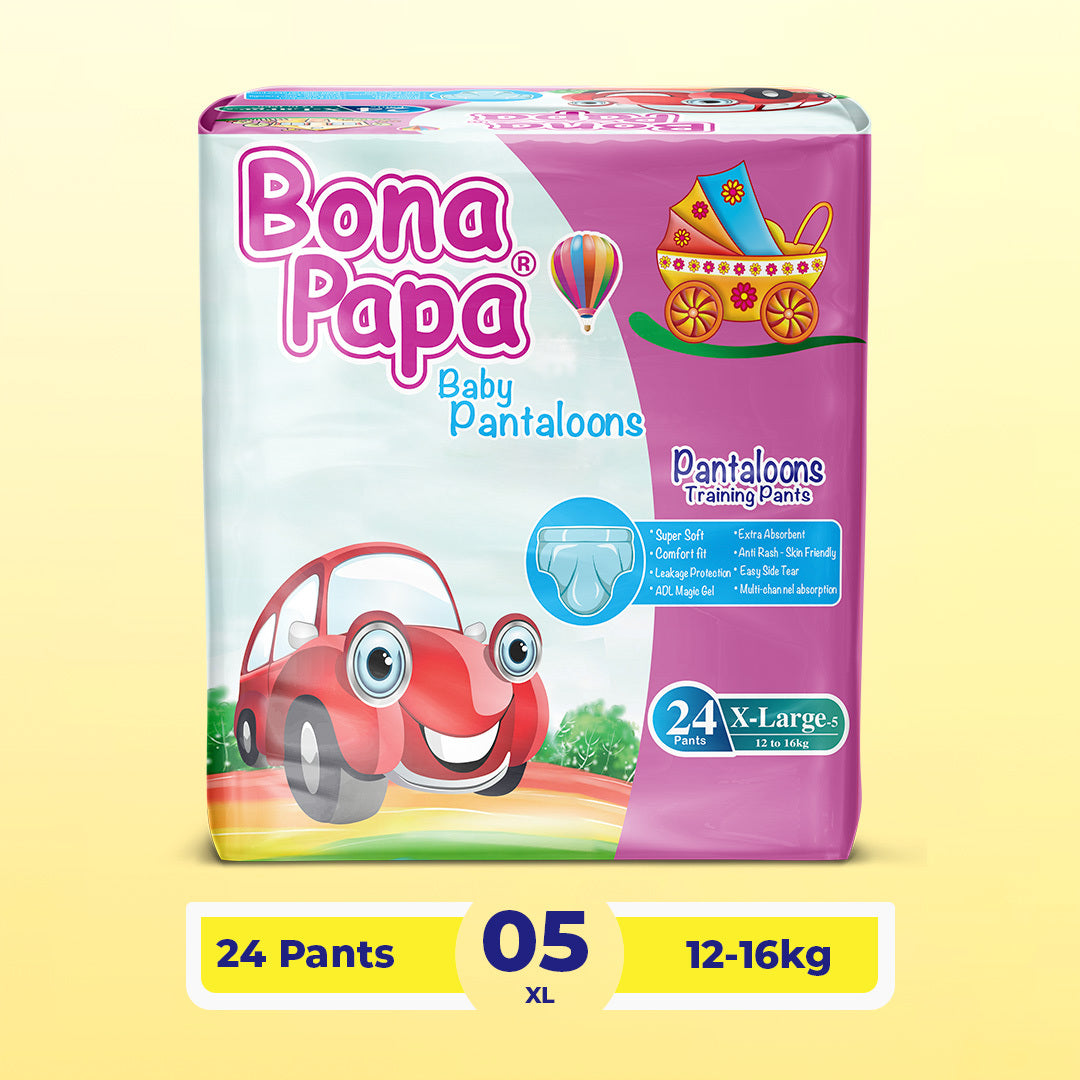 Bona Papa Pants - XL-5 (Junior) 12-16kg Economy Pack 24 Pcs
