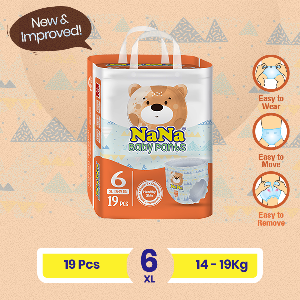 Nana Baby Pants - XXL-6 19 Pcs