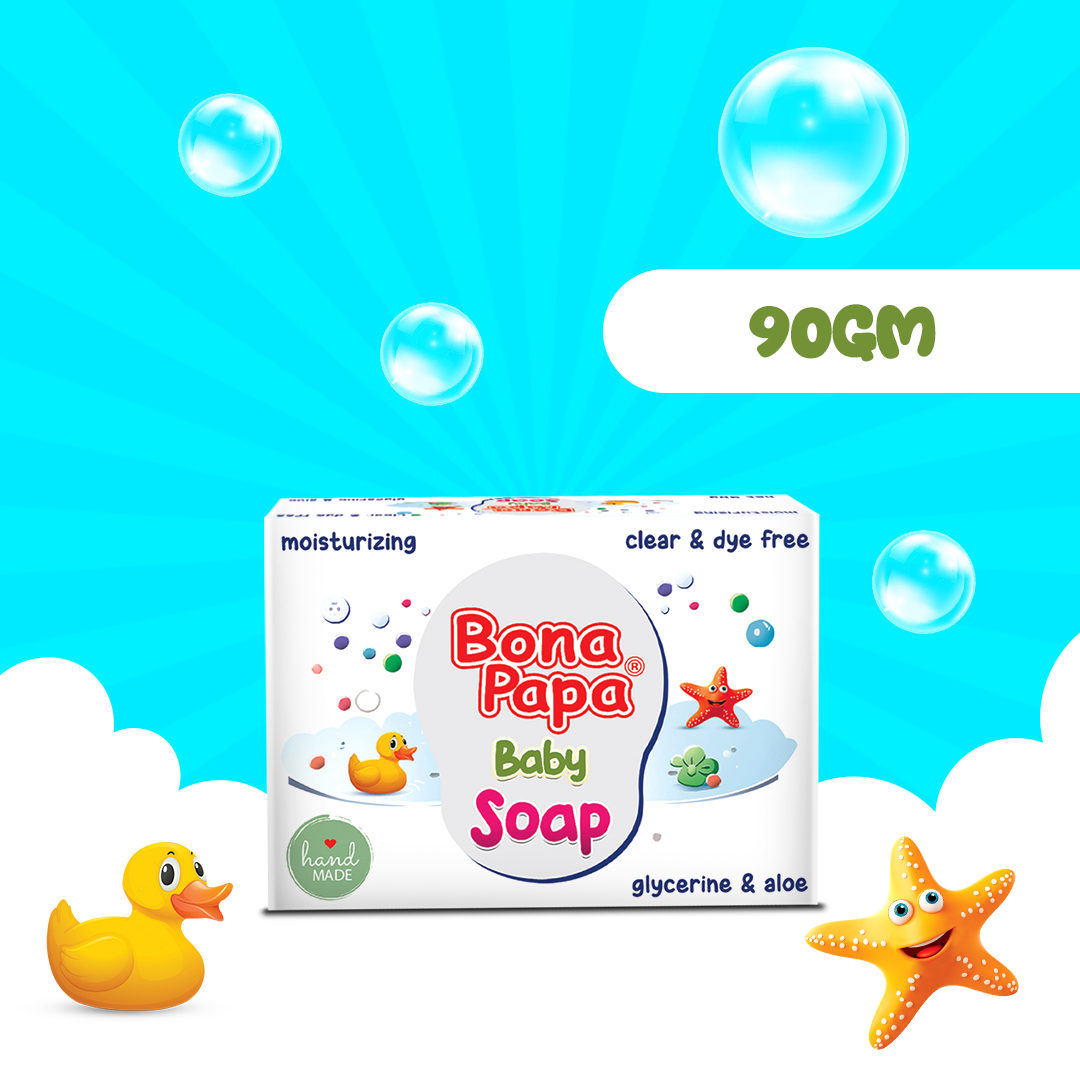Bona Papa Baby Soap with Aloe Vera Extract 90gm