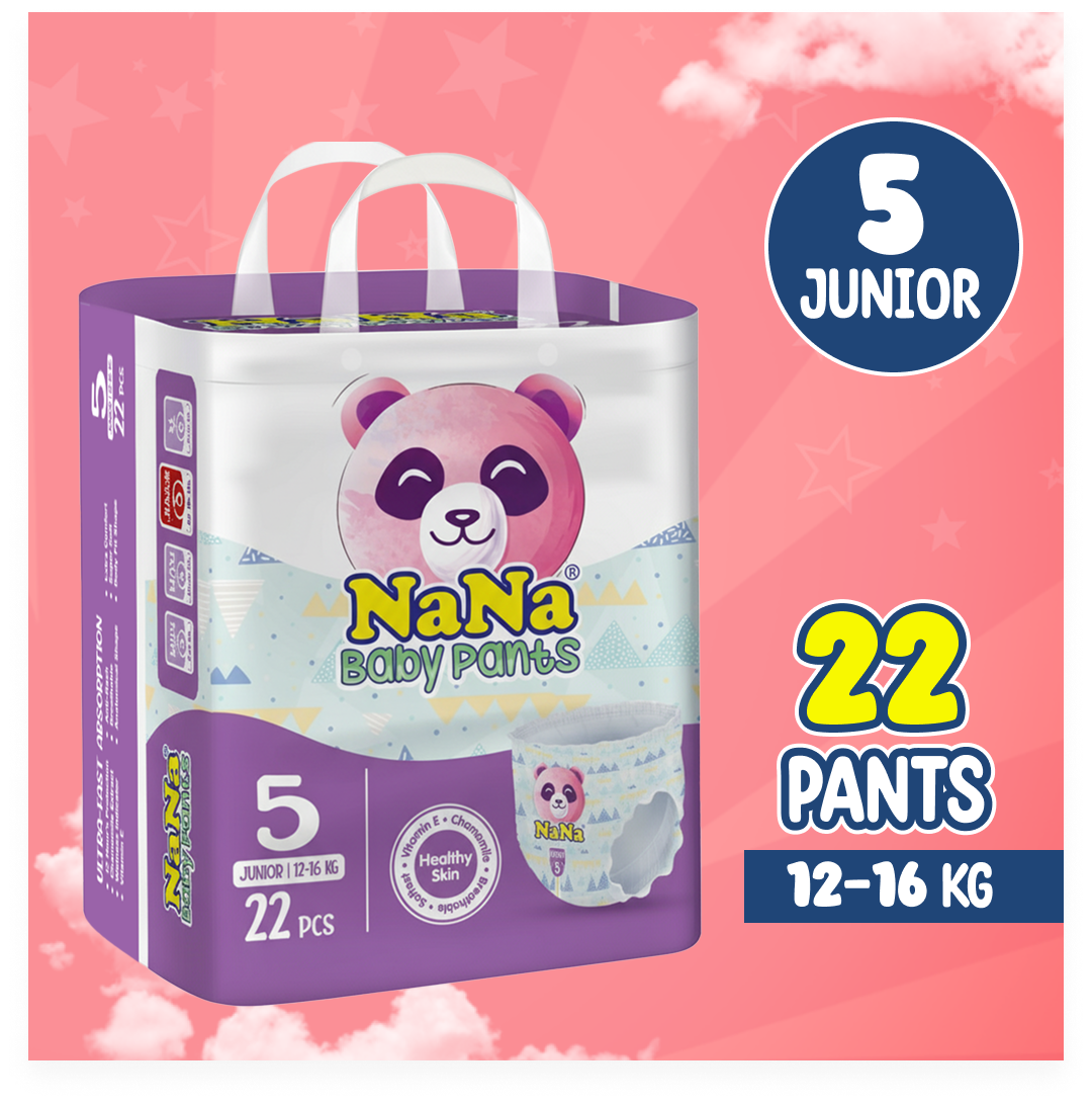 Nana Baby Pants - XL-5 (Junior) 22 Pcs