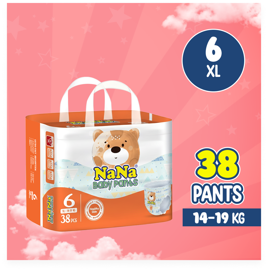 Nana Baby Pants - XXL-6 38 Pcs
