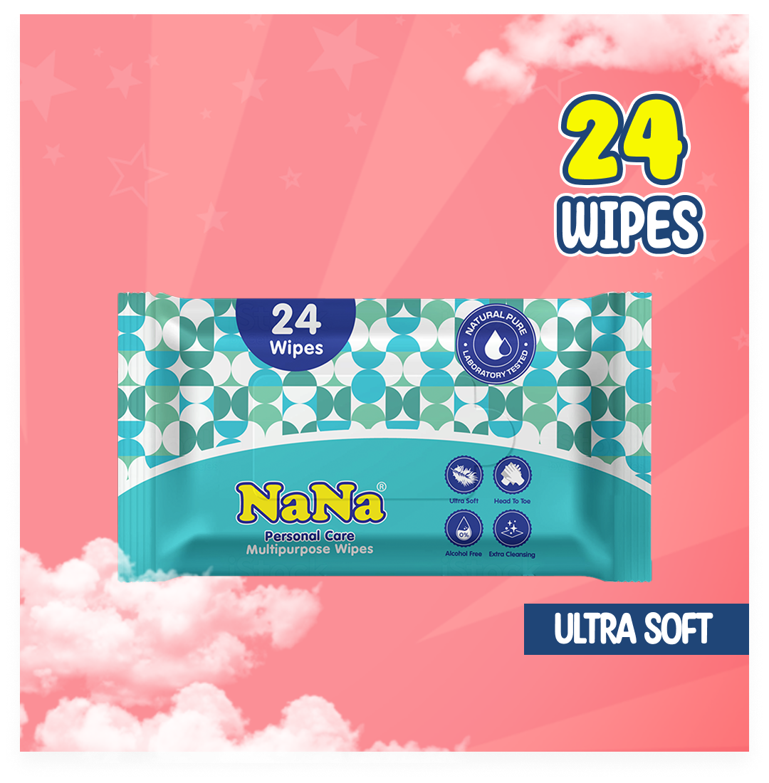 Nana Smarty Wipes - 24 Pcs