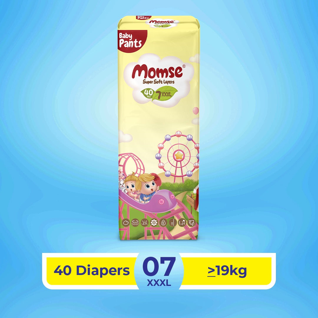 Momse Pants - XXXL-7 19kg plus Jumbo Pack 40 Pcs