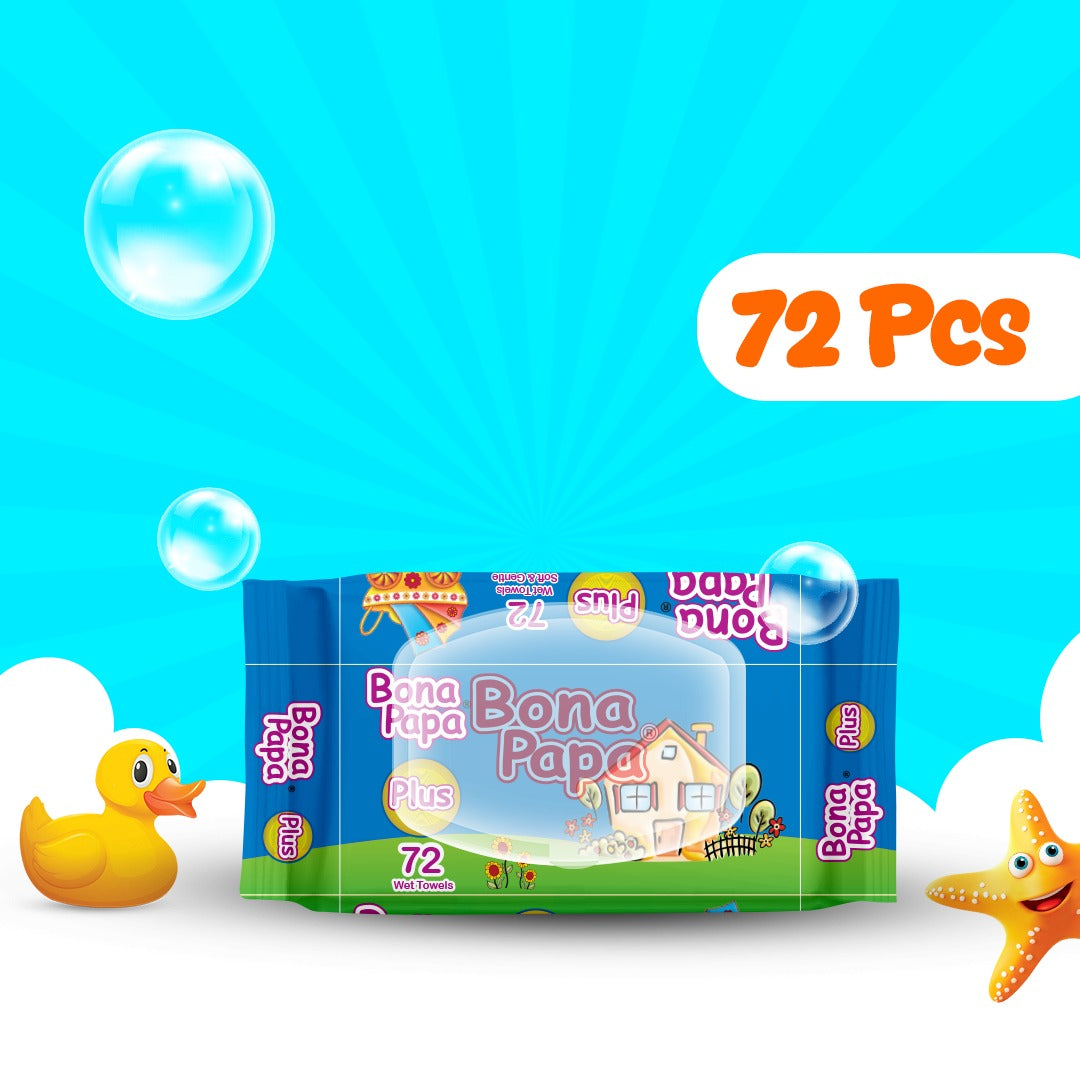 Bona Papa Plus 72 Pcs Wipes