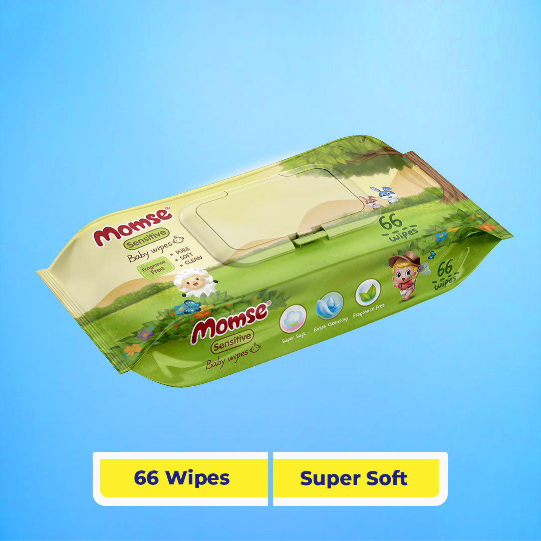 Momse Wipes - Regular 66 Pcs